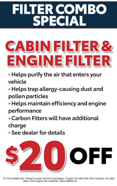 Filters $20 Off