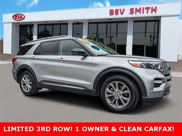 2021 Ford Explorer Limited 1 OWNER CLEAN CARFAX! w/TWIN MOONROOF!