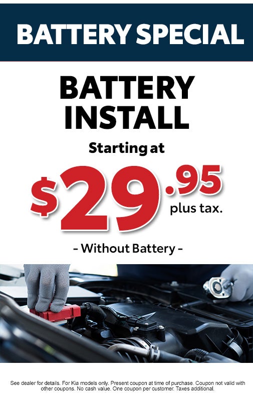 Battery Install Special
