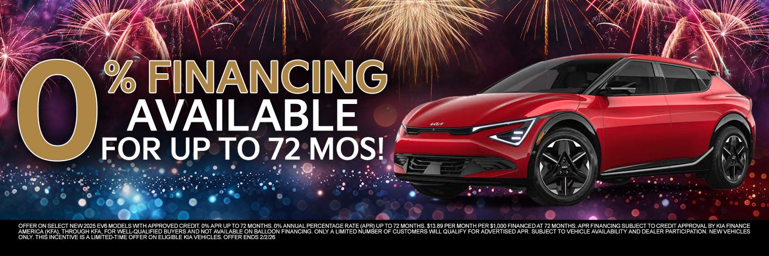 0% APR for 72 Months!