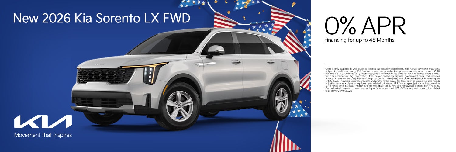 2026 Kia Sorento APR